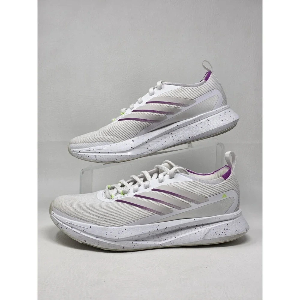Adidas Jogit W Womens Running Shoes White Purple JR0874 Size 8 Pre-owned